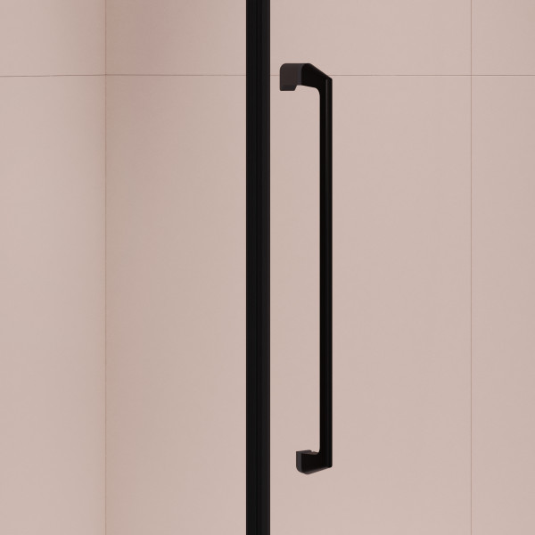 Душевой уголок RGW Passage PA-86-B NEW 100x100x195 стекло прозрачное, профиль черный (38088600-14N)