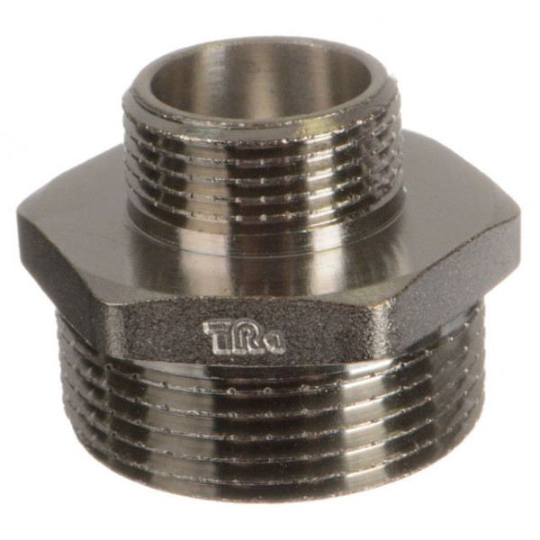Ниппель переходной 3/4"х1 1/4" TeRma (никель) (06017) Ниппель переходной 3/4"х1 1/4" TeRma (никель) (06017)