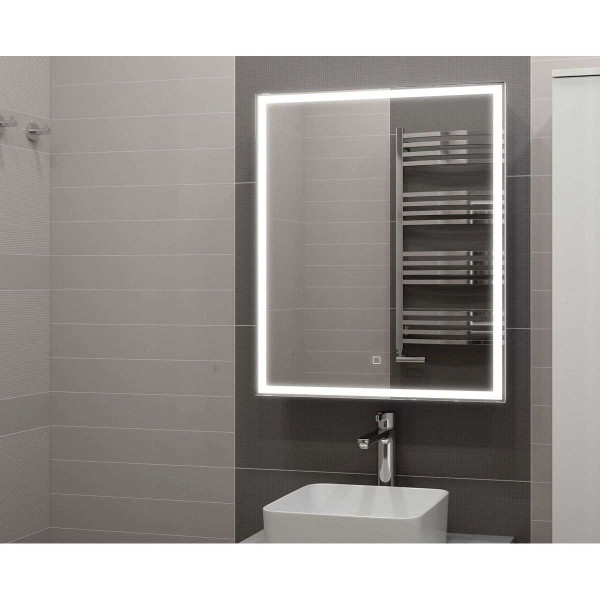 Шкаф зеркальный Континент Allure LED 550X800 левый с розеткой (МВК002) Шкаф зеркальный Континент Allure LED 550X800 левый с розеткой (МВК002)