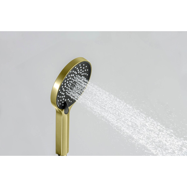 Душевой гарнитур Aquatek Лугано золото шлифованное (AQ2035BG) Душевой гарнитур Aquatek Лугано золото шлифованное (AQ2035BG)