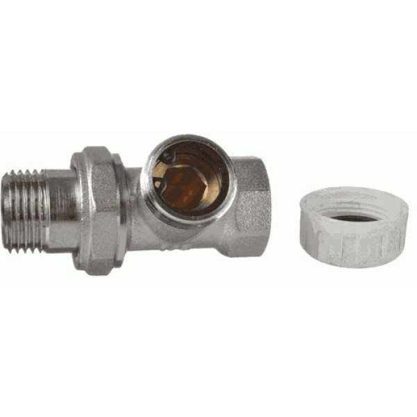 Клапан настроечный прямой 1/2" TeRma (никель) (33957)