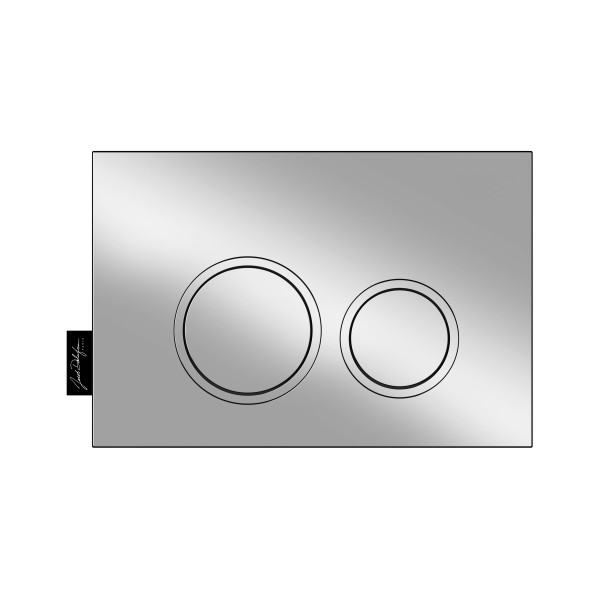 Инсталляция с подвесным унитазом Jacob Delafon Rodin с сиденьем с клавишей смыва, хром (EDY102-00, E23280-00, E38066-CP, E38064-NF) (E39933-CP)