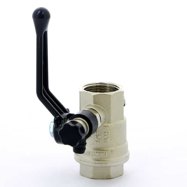 Кран Bugatti 3/4" шаровый с воздухоотводчиком Oregon 330 (черная ручка) (03300024)