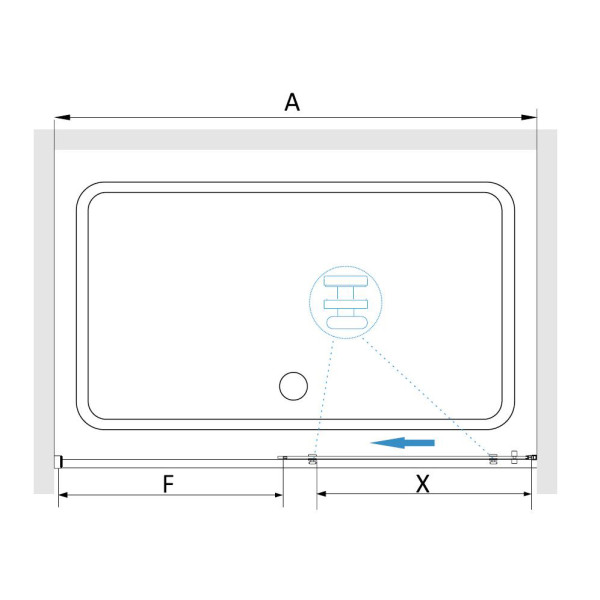 Душевая дверь RGW Stilvoll 100x195 стекло прозрачное, профиль золото BRUSH (32321210-16) Душевая дверь RGW Stilvoll 100x195 стекло прозрачное, профиль золото BRUSH (32321210-16)