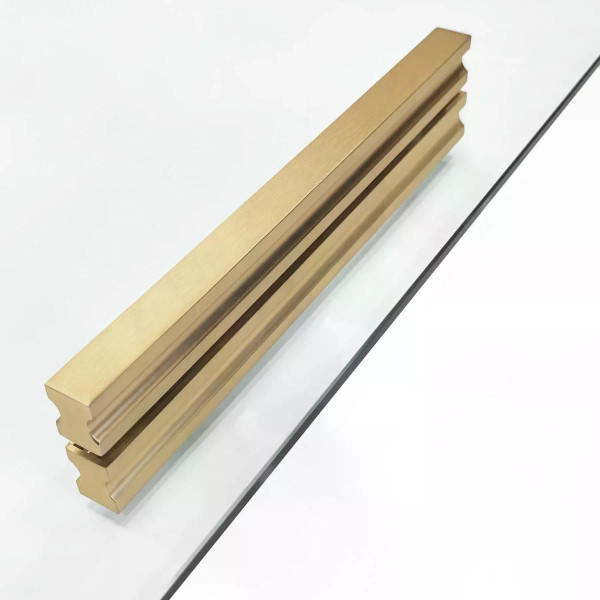 Душевая дверь Rea Montana 130x200 gold Mat стекло прозрачное, профиль матовое золото (REA-K2504)