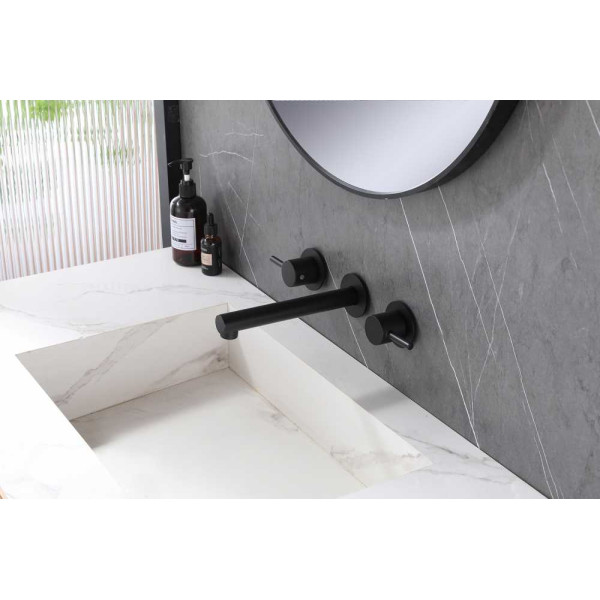 Смеситель для раковины Abber Emotion черный матовый (AF88121B)