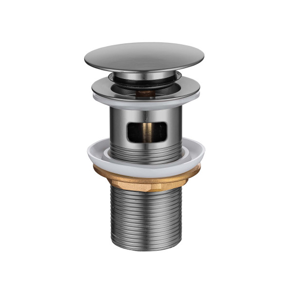 Донный клапан Aquatek оружейная сталь (AQ6001BGM)