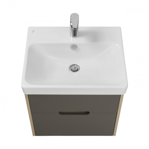 Тумба подвесная Aquaton Оливия 532x427x497 грей, дуб ойстер (1.A254.2.01O.LUG.0)