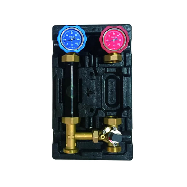 Насосная группа смесительная с трехходовым клапаном DN 25 Vieir (без насоса, универсальная) (VR217) Насосная группа смесительная с трехходовым клапаном DN 25 Vieir (без насоса, универсальная) (VR217)