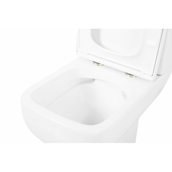 Сиденье для унитаза BelBagno Aurora белое, с soft close (BB8604SC)