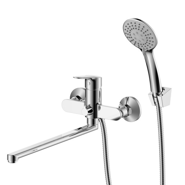 Смеситель для ванны Wesnaart с длинным изливом Tis хром (TIS21-320) Смеситель для ванны Wesnaart с длинным изливом Tis хром (TIS21-320)