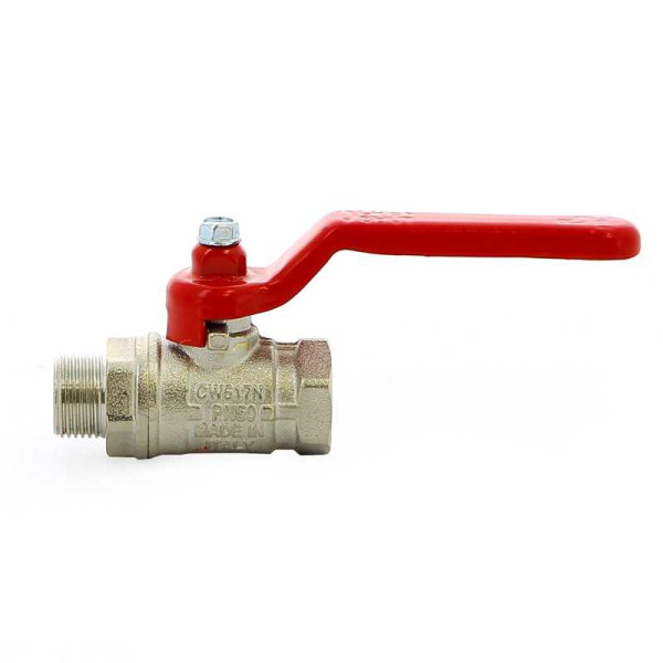 Кран Itap 3/8" ВН шаровый Ideal (красная ручка) (0910038)