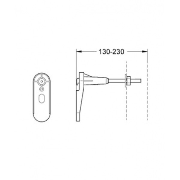 Крепеж к стене Grohe Rapid SL (3855800M)