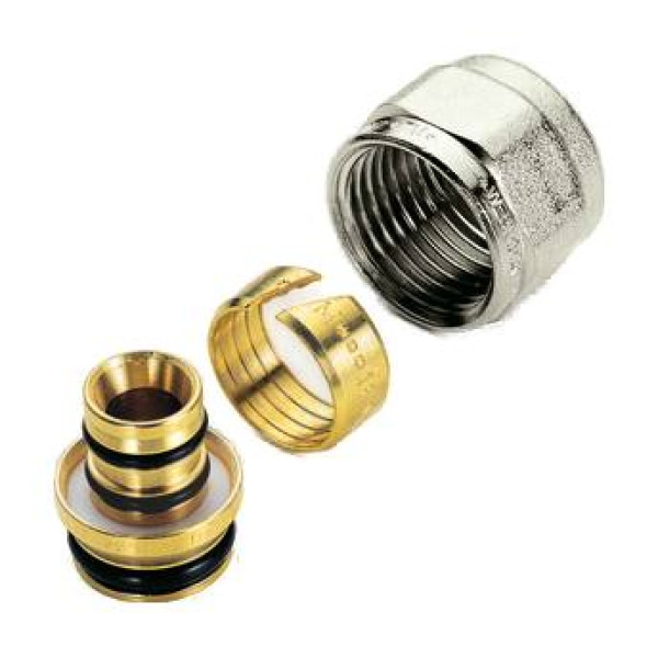 Переход коллекторный 16(2,6)*3/4"(18) (евроконус) Tiemme (1440231)