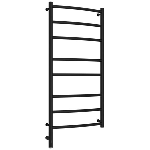 Полотенцесушитель электрический Сунержа Галант 3.0 1000x500 провод слева матовый чёрный (31-5800-1050)