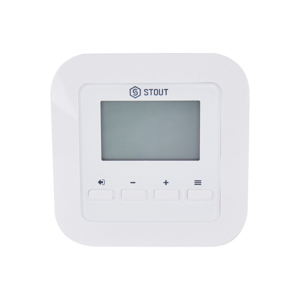 Терморегулятор Stout проводной комнатный двухпозиционный ST-295v3, белый (STE-0101-029531)