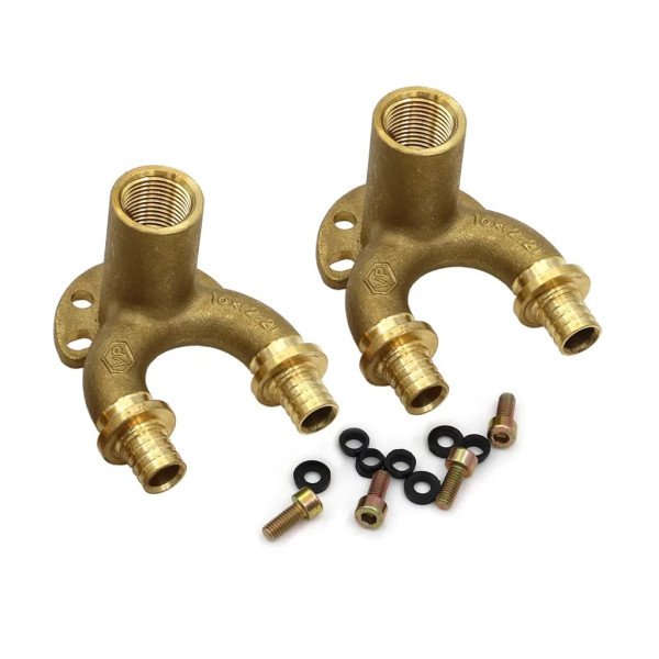 Водорозетка 16*1/2"В проходная Vieir VER-PRO PE-Xa (латунь) (VRP1620L)