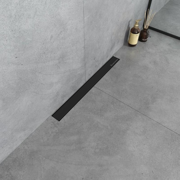 Лоток душевой Boheme Premium Linear 600 мм (нерж.ст., черный) (982-60-B) Лоток душевой Boheme Premium Linear 600 мм (нерж.ст., черный) (982-60-B)