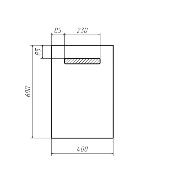 Зеркало Домино Good Light 40 с подсветкой (GL7001Z)