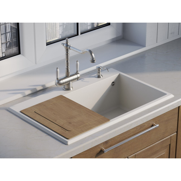 Дозатор для мойки Omoikiri ОМ-01-SI античное серебро (4995009)