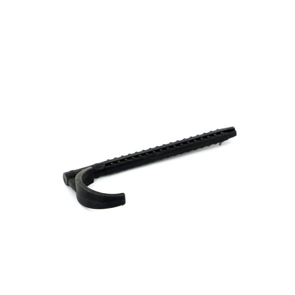 Дюбель-крюк Uni-Fitt одинарный 8x90 для фиксации труб (пластик) Дюбель-крюк Uni-Fitt одинарный 8x90 для фиксации труб (пластик)