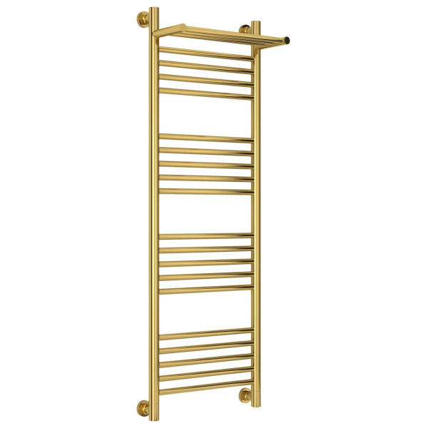 Полотенцесушитель водяной Сунержа Богема с полкой+ 1200х400 золотой (03-0223-1240) Полотенцесушитель водяной Сунержа Богема с полкой+ 1200х400 золотой (03-0223-1240)