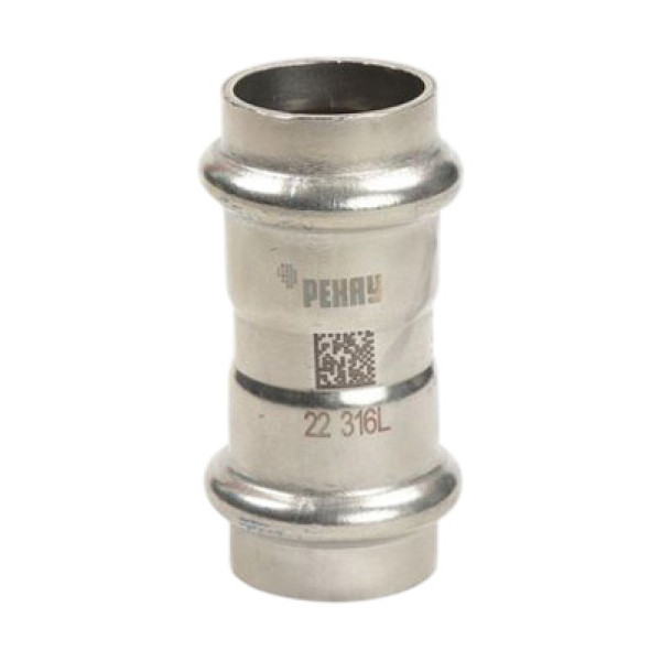Муфта 22 Rehau EdelPress (пресс, нержавеющая сталь) (11901221001) Муфта 22 Rehau EdelPress (пресс, нержавеющая сталь) (11901221001)