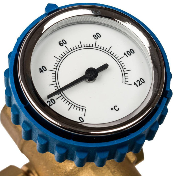 Насосная группа Stout 1" (с прямым контуром, с насосом Grundfos UPSO 25-65 в теплоизоляции) (SDG-0001-002502)