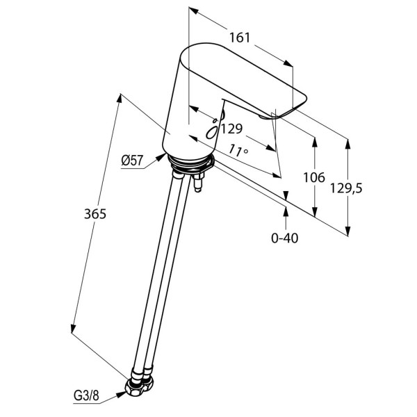 Смеситель для раковины бесконтактный Kludi Balance хром (5210005) Смеситель для раковины бесконтактный Kludi Balance хром (5210005)