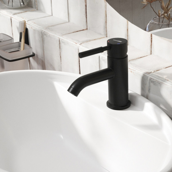 Смеситель для раковины WasserKRAFT Gollach черный (3305)