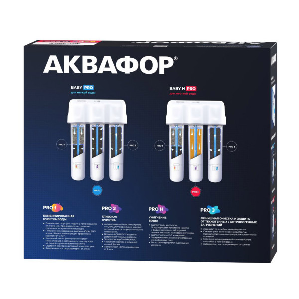 Фильтр для воды Аквафор модель Кристалл Baby H Pro (508584)