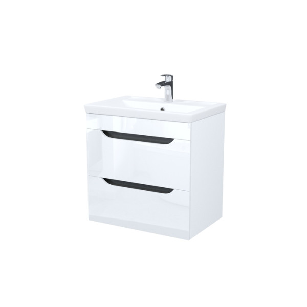 Тумба подвесная Iddis Ray 60 см белый подходит умыв. 4076000i28 (RAY60W0i95)