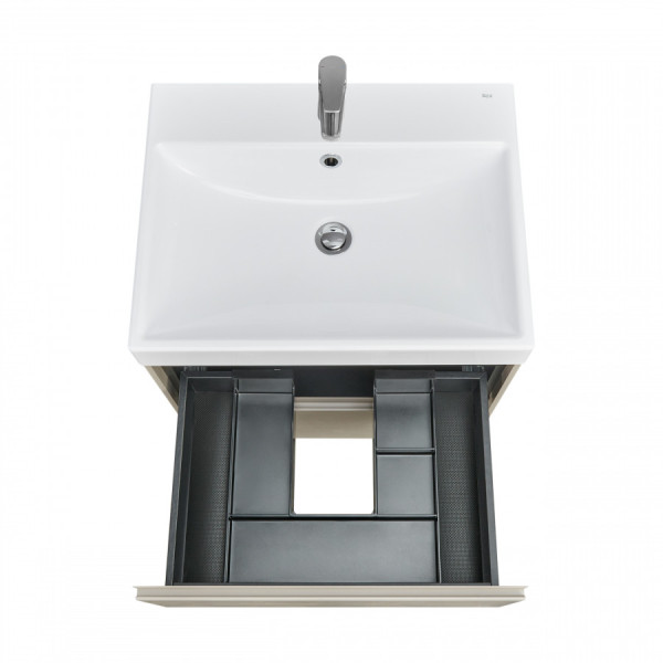 Тумба подвесная Roca Ona 585x450x565 бежево-серый матовый (A857613510)