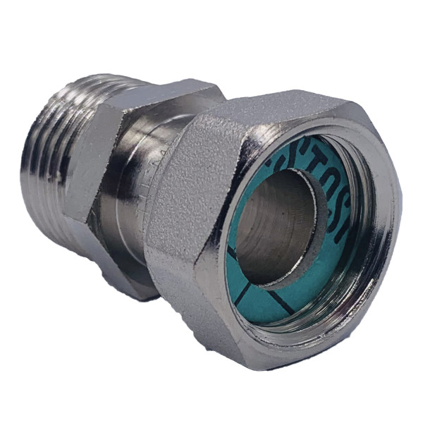 Переход с накидной гайкой 1/2" ВН Tiemme (никель) 1500891 / 1525N Переход с накидной гайкой 1/2" ВН Tiemme (никель) 1500891 / 1525N