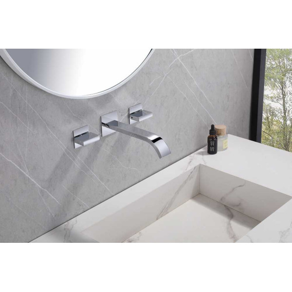 Смеситель для раковины Abber Wasserfall хром (AF8612)