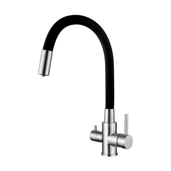 Смеситель для кухни Ledeme хром, с выходом для питьевой воды (L74255-2) Смеситель для кухни Ledeme хром, с выходом для питьевой воды (L74255-2)