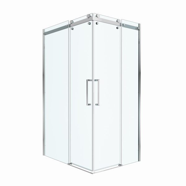 Душевой уголок BelBagno Marino 120x90x195 стекло прозрачное, профиль хром глянцевый (MARINO-2-AH-2-120/90-C-CR)