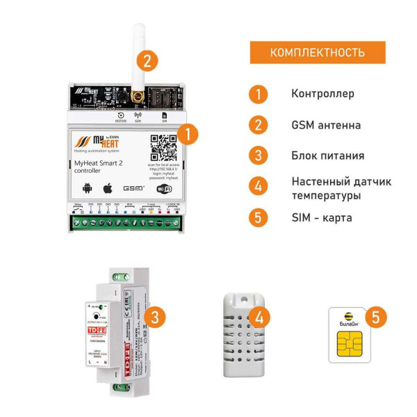 Контроллер Evan MY HEAT SMART 2 (6281)