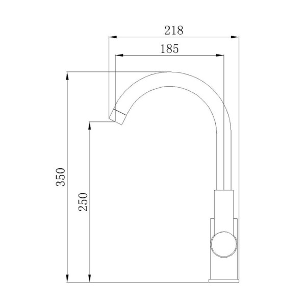Смеситель для кухни Aquanika Round хром (AQR4015CR)