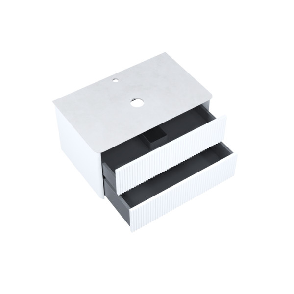 Тумба подвесная Iddis под столешницу Aiger 80x49 белый (AIG80W0i95)