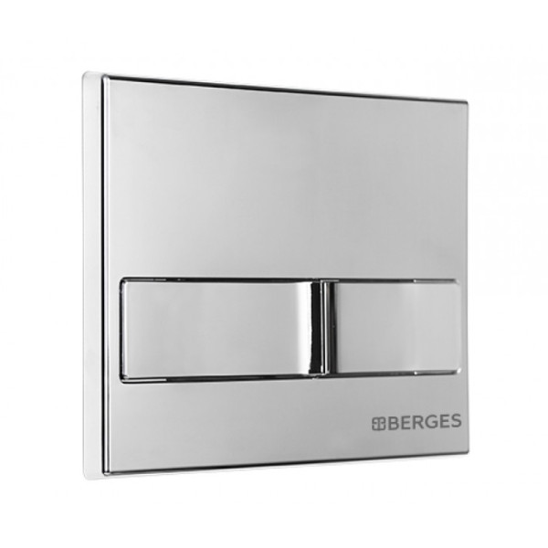 Комплект инсталляция с унитазом Berges: инсталляция NOVUM525, кнопка L3 хром глянец, унитаз EGO XL Rimless, сидение дюропласт Toma Slim SO, ми