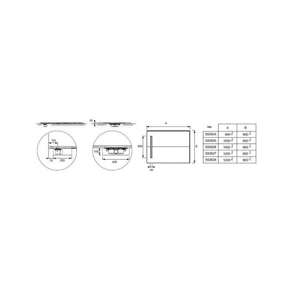 Душевой поддон Jacob Delafon Surface 140x90 белый (E62630-SS2) Душевой поддон Jacob Delafon Surface 140x90 белый (E62630-SS2)