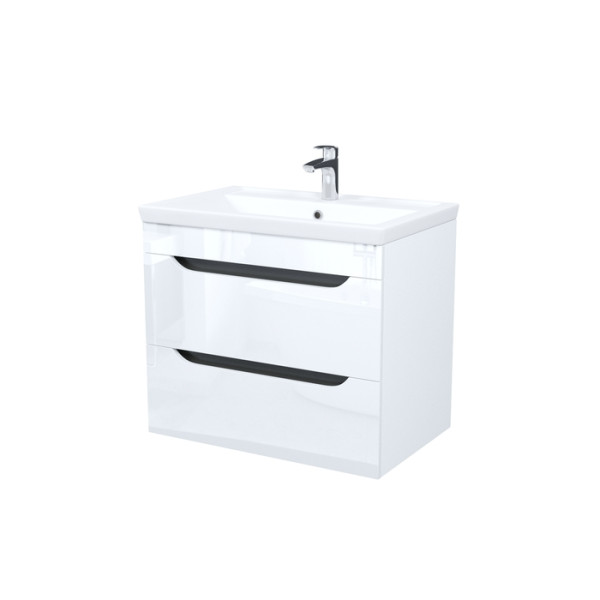 Тумба подвесная Iddis Ray 70 см белый подходит умыв. 4077000i28 (RAY70W0i95)