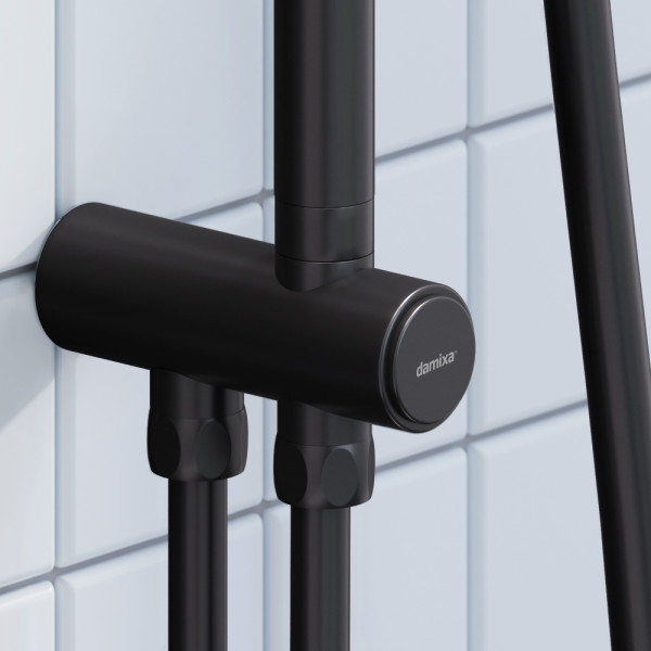 Душевой гарнитур Damixa Merkur верх.душ 310x200 мм, ручн.душ 3 ф-ции 130x250 мманга 1050-1450, черный (940000300) Душевой гарнитур Damixa Merkur верх.душ 310x200 мм, ручн.душ 3 ф-ции 130x250 мманга 1050-1450, черный (940000300)