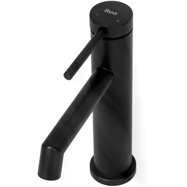 Смеситель для раковины Rea Foss черный матовый (REA-B5317) Смеситель для раковины Rea Foss черный матовый (REA-B5317)