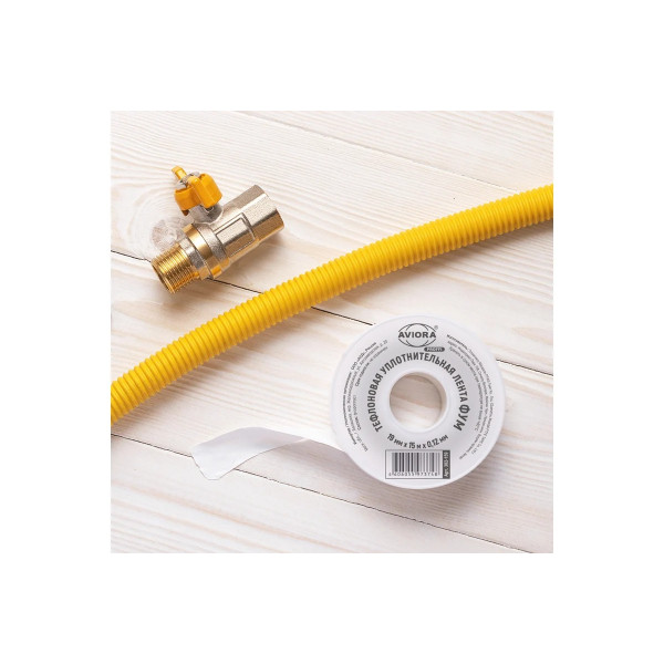 Лента Фум Aviora Proffi 0,12х19 мм. (15 м.) (302-159)