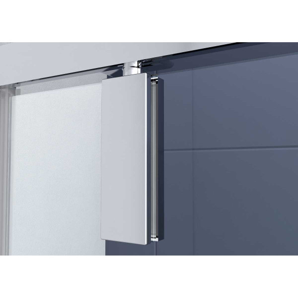 Душевой уголок Vincea Penta VSP-3P 1000x1000x1950 стекло прозрачное, профиль черный (VSP-3P100CLB)