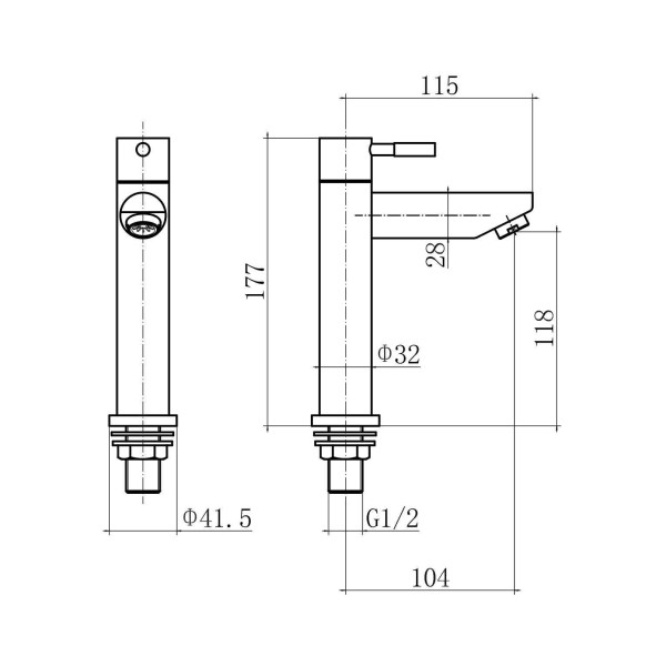Смеситель для раковины Fashun Сатин (A54194)