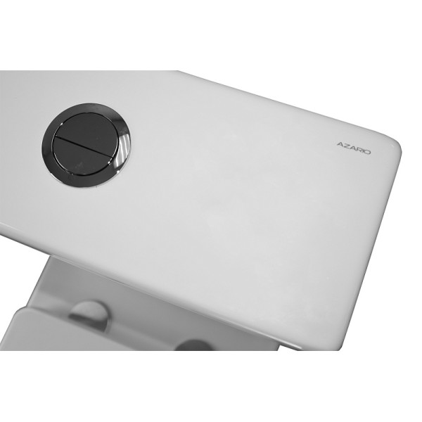 Унитаз напольный Azario Ferra 365x650x785 с сиденьем с микролифтом белый (AZ-1015)