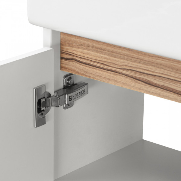 Тумба подвесная Aquaton Эклипс 447x244x472 эбони светлый (1.A172.8.01E.K49.L)